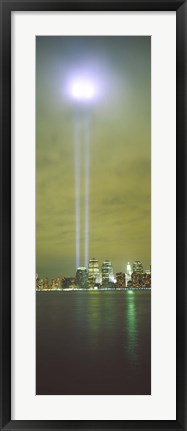 Framed Evening, Towers Of Light, Lower Manhattan, NYC, New York City, New York State, USA Print