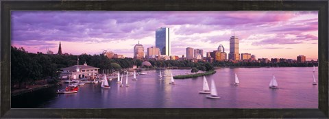 Framed Dusk Boston MA Print