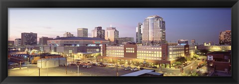 Framed Financial District, Phoenix, Arizona, USA Print