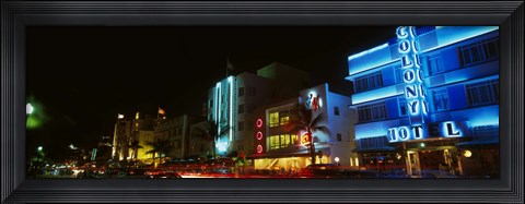 Framed Art Deco Architecture Miami Beach FL Print