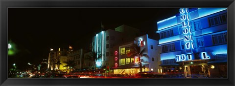 Framed Art Deco Architecture Miami Beach FL Print