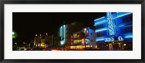 Framed Art Deco Architecture Miami Beach FL Print