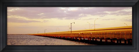 Framed Gandy Bridge Tampa Bay Tampa FL Print