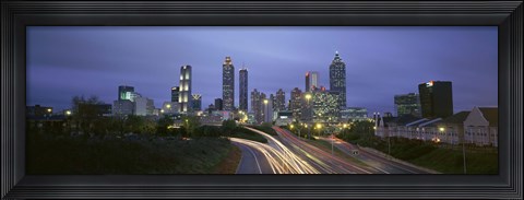 Framed Atlanta traffic, Georgia Print