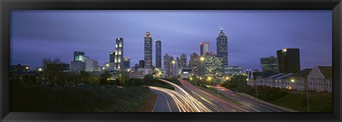 Framed Atlanta traffic, Georgia Print