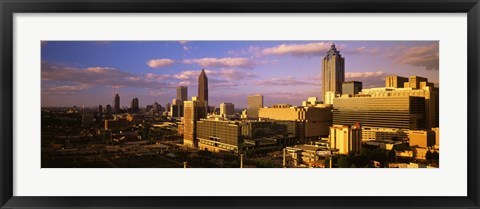 Framed Afternoon In Atlanta, Atlanta, Georgia, USA Print