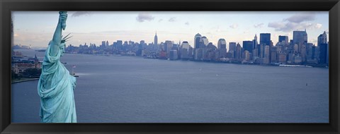 Framed Close up of the Statue of Liberty Print