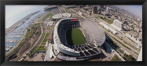 Framed Soldier Field, Chicago, Illinois Print
