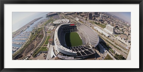 Framed Soldier Field, Chicago, Illinois Print