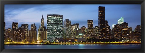 Framed Manhattan, NYC, New York City, New York State, USA Print