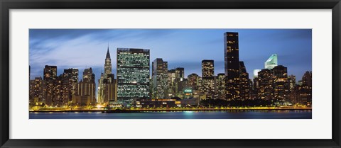 Framed Manhattan, NYC, New York City, New York State, USA Print