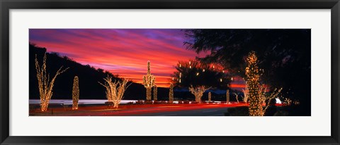 Framed Christmas, Phoenix, Arizona, USA Print