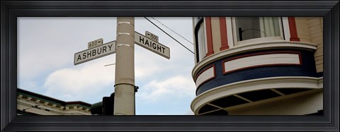 Framed Haight Ashbury District San Francisco CA Print