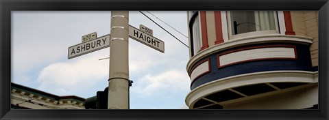 Framed Haight Ashbury District San Francisco CA Print