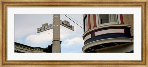 Framed Haight Ashbury District San Francisco CA Print