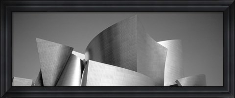 Framed Low angle view of a building, Walt Disney Concert Hall, City of Los Angeles, California, USA Print