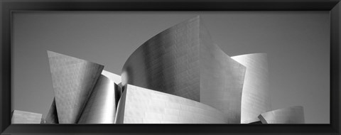 Framed Low angle view of a building, Walt Disney Concert Hall, City of Los Angeles, California, USA Print