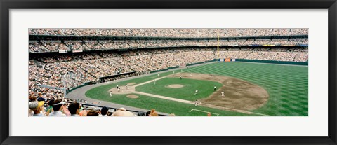 Framed Baseball field in Baltimore, Maryland Print