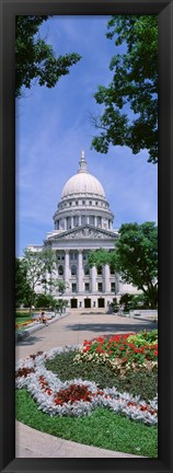 Framed USA, Wisconsin, Madison, State Capital Building Print