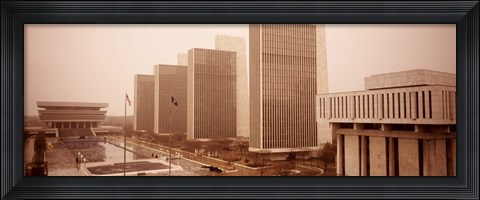 Framed Government Center, Albany, New York State, USA Print