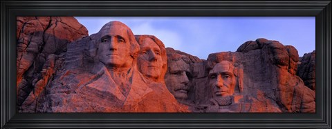 Framed Mt Rushmore National Monument, Rapid City, South Dakota Print