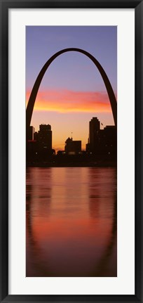 Framed US, Missouri, St. Louis, Sunrise Print