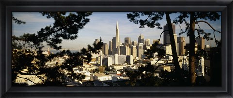 Framed View Of San Francisco, California Print