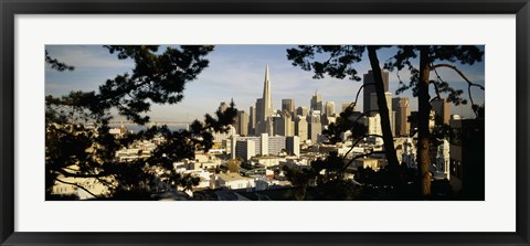 Framed View Of San Francisco, California Print