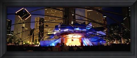 Framed Pritzker Pavilion, Millennium Park, Chicago, Illinois, USA Print