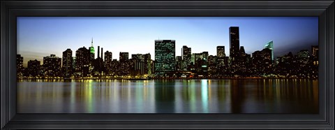 Framed Skyscrapers In A City, NYC, New York City, New York State, USA Print