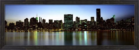Framed Skyscrapers In A City, NYC, New York City, New York State, USA Print