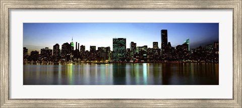 Framed Skyscrapers In A City, NYC, New York City, New York State, USA Print