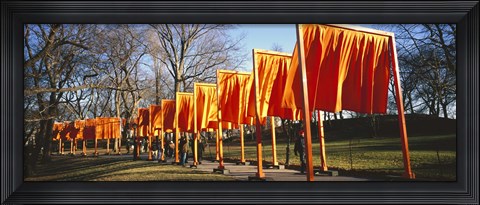 Framed Gates Project, New York City Print