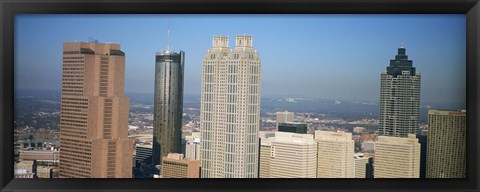 Framed Skyscrapers in a city, Atlanta, Georgia, USA Print