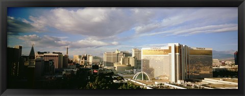 Framed Cloudy Sky Over the Mirage, Las Vegas, Nevada Print