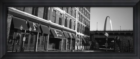 Framed Entrance Of A Building, Old Town, St. Louis, Missouri, USA Print
