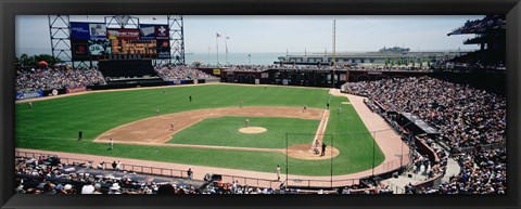 Framed Pac Bell Stadium, San Francisco, California Print