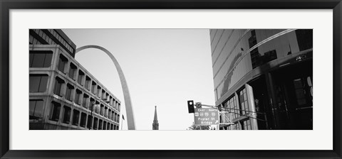 Framed Low Angle View Of Buildings, St. Louis, Missouri, USA Print