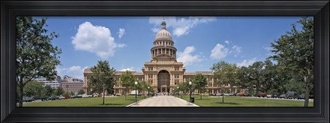 Framed Facade of a government building, Texas State Capitol, Austin, Texas, USA Print