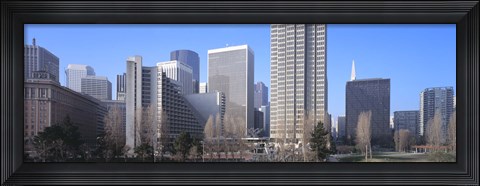 Framed San Francisco Skyscrapers Print