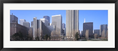 Framed San Francisco Skyscrapers Print