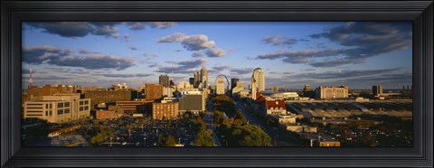 Framed High Angle View of St. Louis, Missouri Print