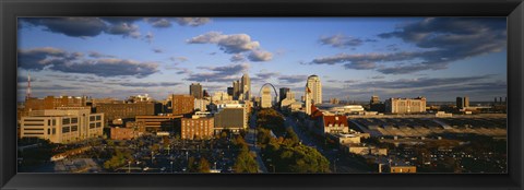 Framed High Angle View of St. Louis, Missouri Print
