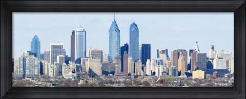 Framed Skyscrapers in Philadelphia, Pennsylvania, USA Print