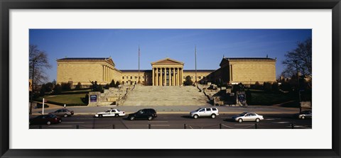Framed Facade of an art museum, Philadelphia Museum Of Art, Philadelphia, Pennsylvania, USA Print