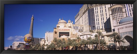 Framed Hotel in a city, Aladdin Resort And Casino, The Strip, Las Vegas, Nevada, USA Print