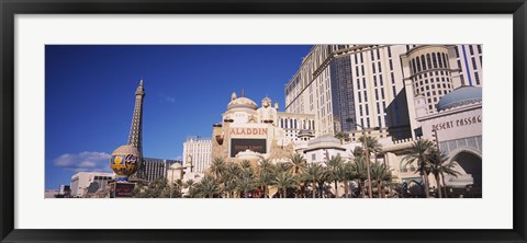 Framed Hotel in a city, Aladdin Resort And Casino, The Strip, Las Vegas, Nevada, USA Print