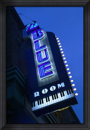 Framed Blue Room Jazz Club, 18th &amp; Vine Historic Jazz District, Kansas City, Missouri, USA Print