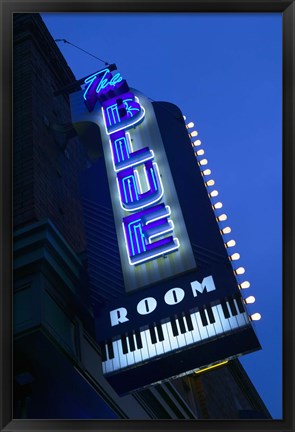 Framed Blue Room Jazz Club, 18th &amp; Vine Historic Jazz District, Kansas City, Missouri, USA Print