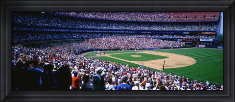 Framed Shea Stadium, New York Print